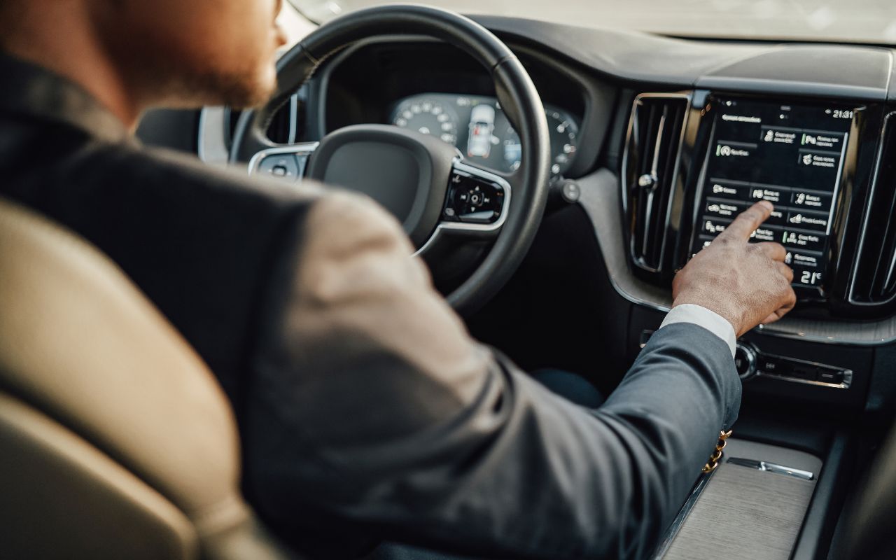 Professional chauffeur for long-distance private transportation services.